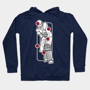 Cricket Bowler Target Practice 2 Cricket Fan Hoodie